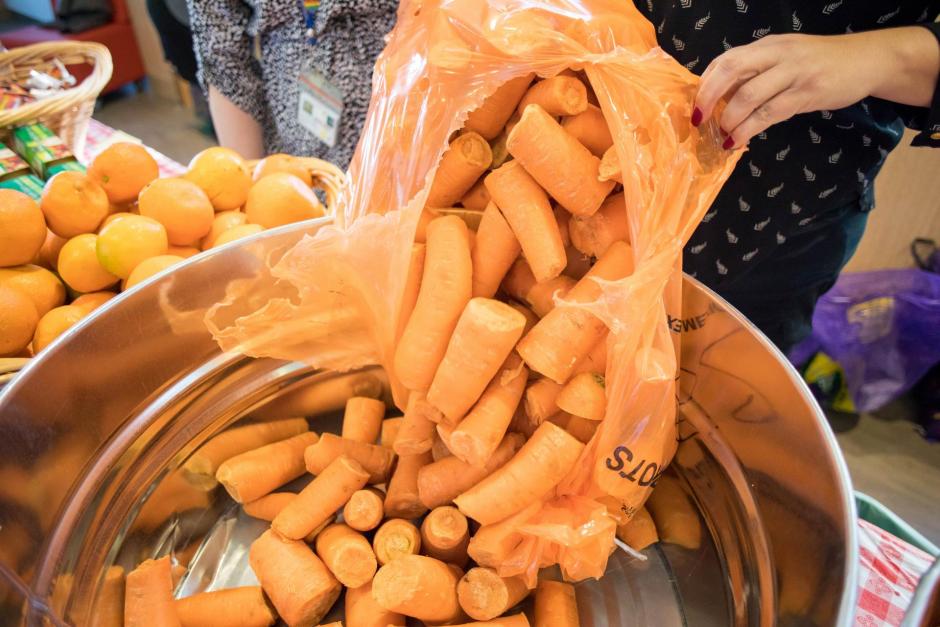 A bag of carrots